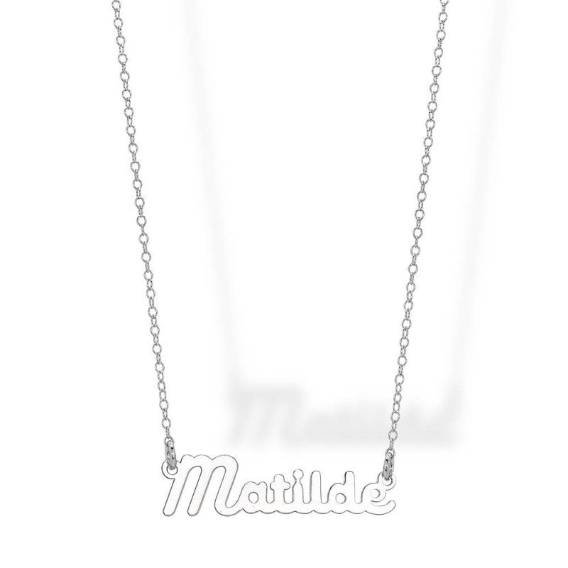Collana in argento 925 nome in corsivo - clnc004 Collana in argento 925 nome in corsivo - clnc004