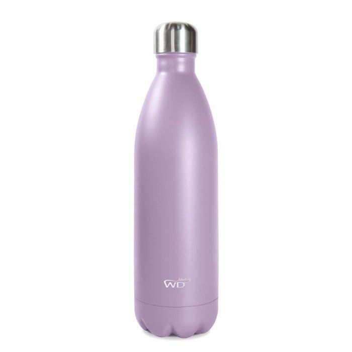Bottiglia termica in acciaio inox. Capacità 1 lilla - wd575lil