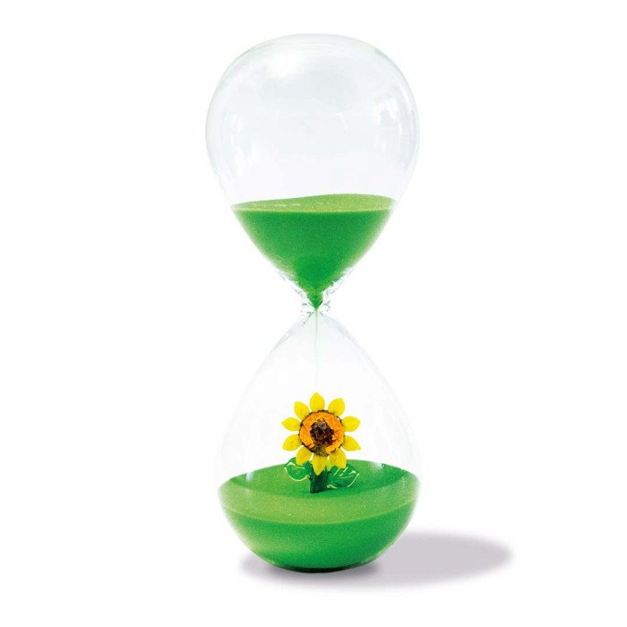 Clessidra in vetro borosilicato con soggetto Girasole - wd636gir
