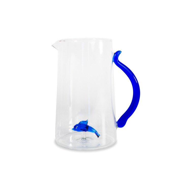 Caraffa in vetro borosilicato. Capacità 1,5 L. Delfino - wd775del