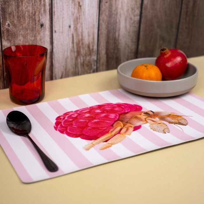 Tovaglietta double-face in PVC. DecoroPaguro. - wd784pag