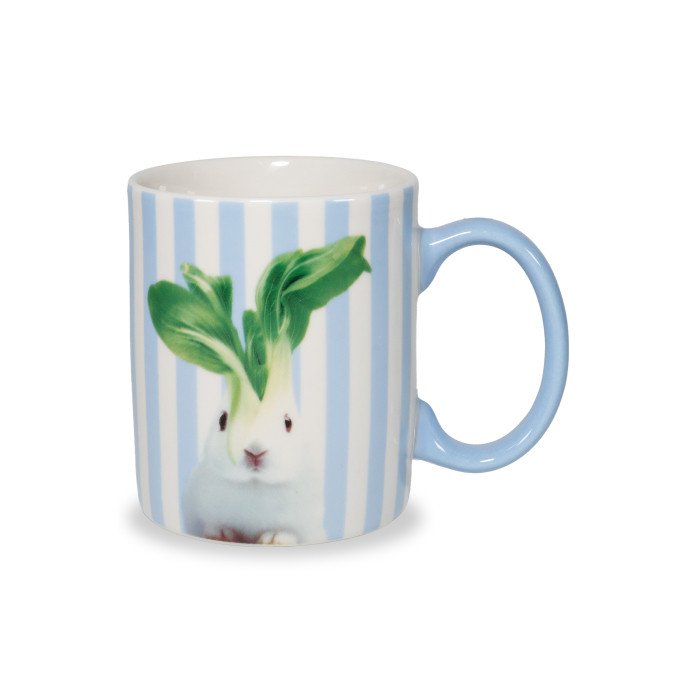 Tazza in new bone china 330ml. Decoro Coniglio - wd887con
