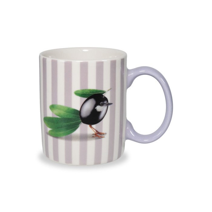 Tazza in new bone china 330ml. Decoro Oliva - wd887oli