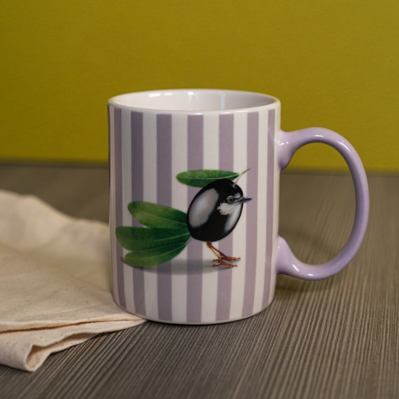 Tazza in new bone china 330ml. Decoro Oliva - wd887oli