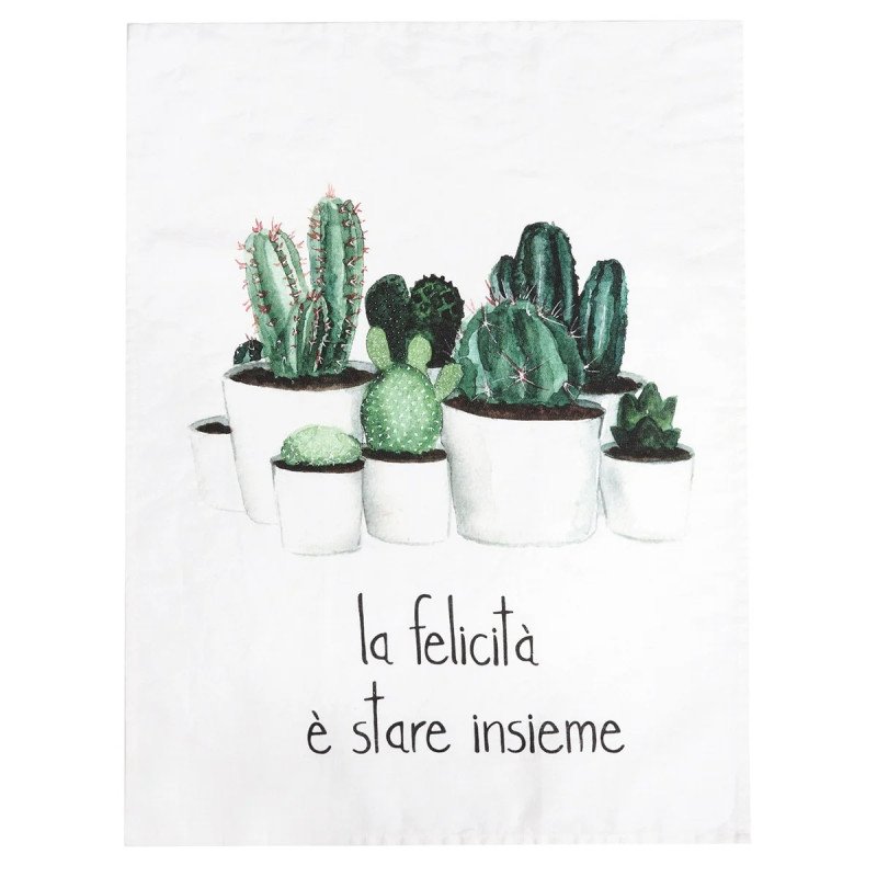 CANOVACCIO 50X70CM PIANTE GRASSE LA FELICITA' - 10010007 CANOVACCIO 50X70CM PIANTE GRASSE LA FELICITA' - 10010007