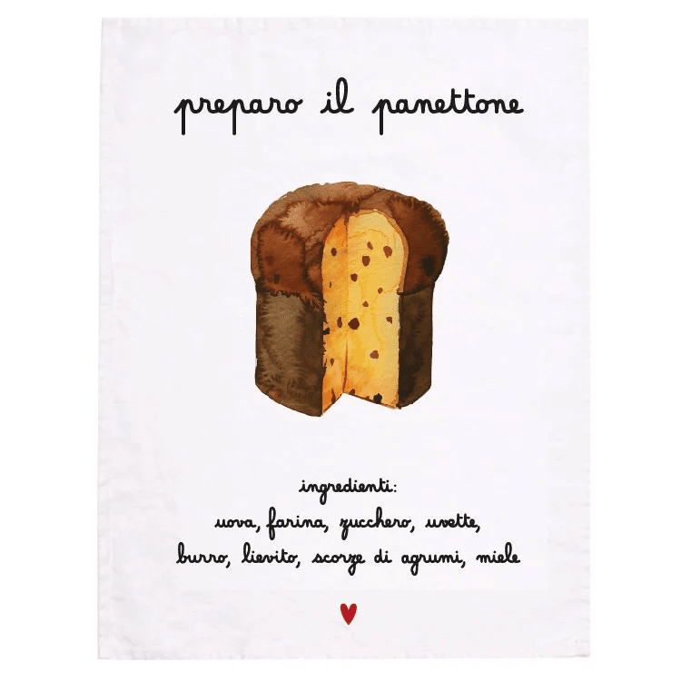 CANOVACCIO 50X70CM PREPARO IL PANETTONE - 10010188 CANOVACCIO 50X70CM PREPARO IL PANETTONE - 10010188