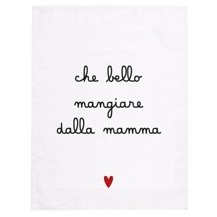 CANOVACCIO 50X70CM CHE BELLO MANGIARE DALLA MAMMA - 10010191