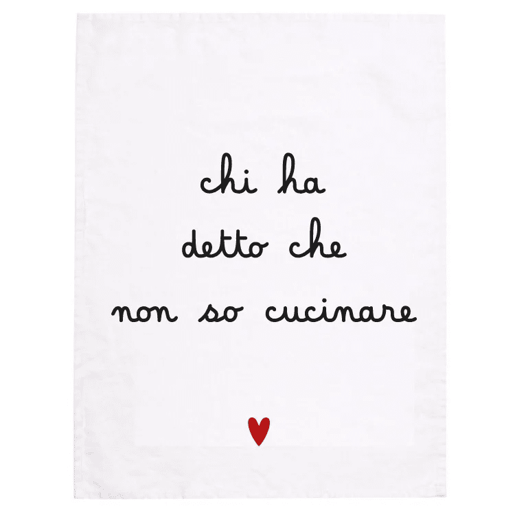 CANOVACCIO 50X70CM CHI HA DETTO CHE NON SO CUCINARE - 10010194 CANOVACCIO 50X70CM CHI HA DETTO CHE NON SO CUCINARE - 10010194