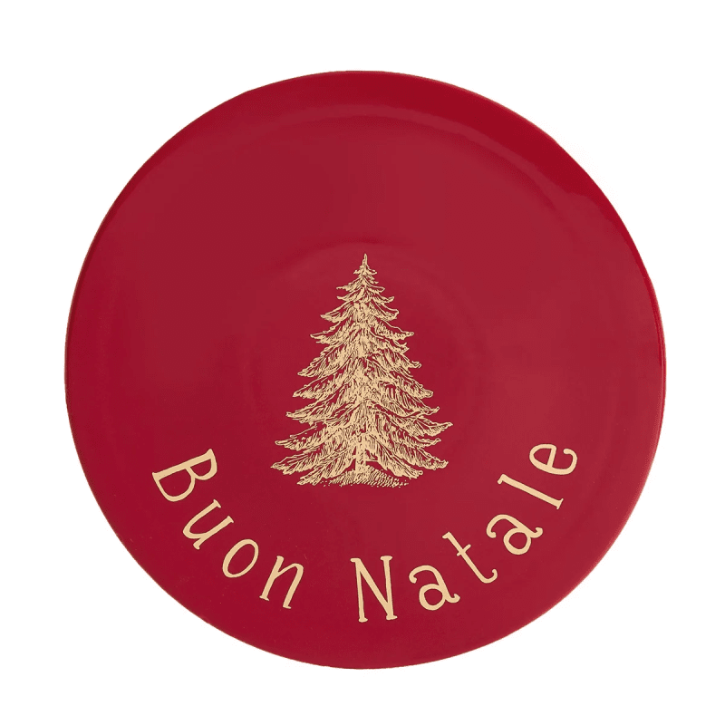 ALZATA ROSSA BUON NATALE D.26CM X 10.5CM - 10010701