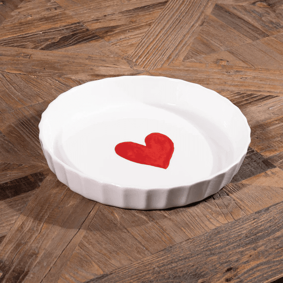 TORTIERA CUORE ACQUERELLO D.26CM - 10010743