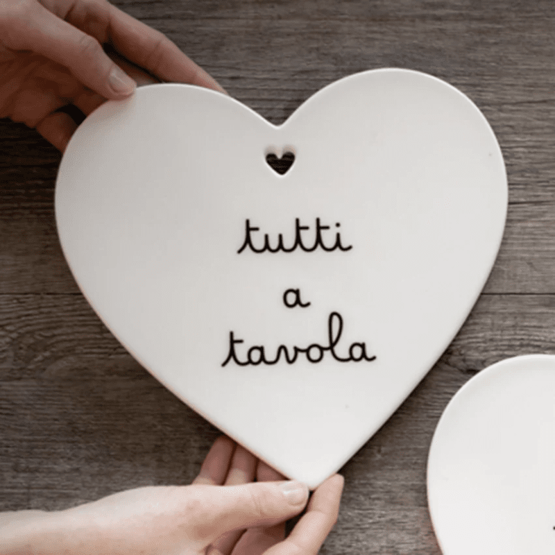 SOTTOPENTOLA CUORE TUTTI A TAVOLA 21X20CM - 10010921