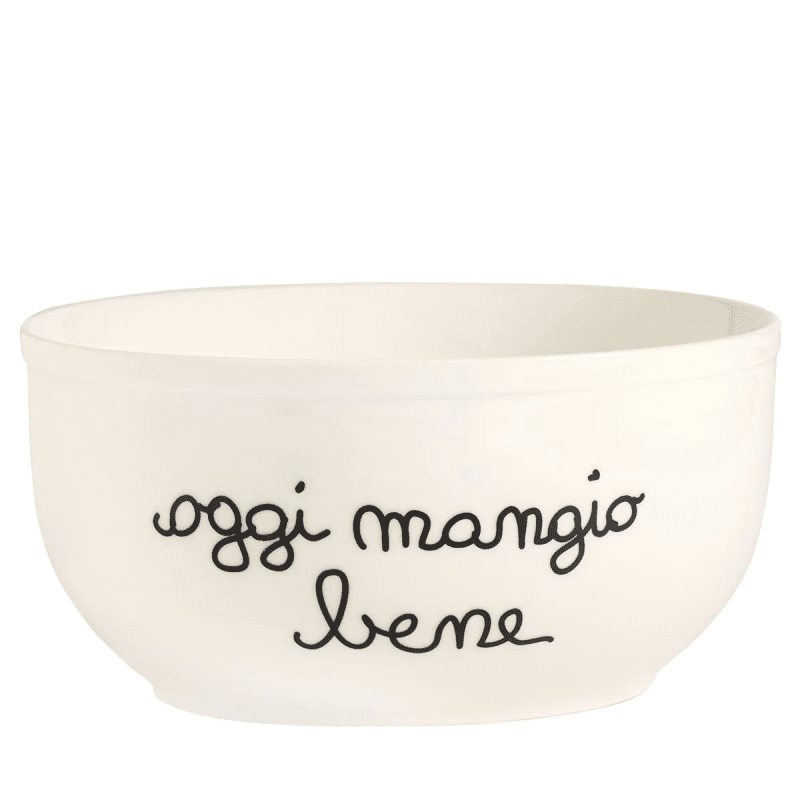 INSALATIERA OGGI MANGIO BENE d26cmx12.5cm - 10010945