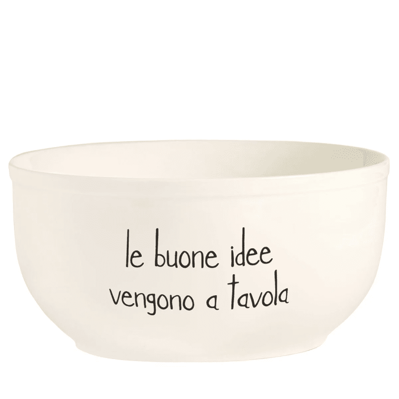 INSALATIERA LE BUONE IDEE VENGONO A TAVOLA d26cmx12.5cm - 10010947