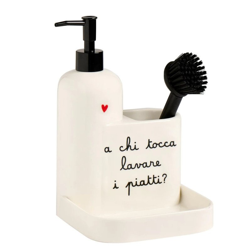 DOSA SAPONE PORTA ACCESSORI  A CHI TOCCA LAVARE I PIATTI - 10010969