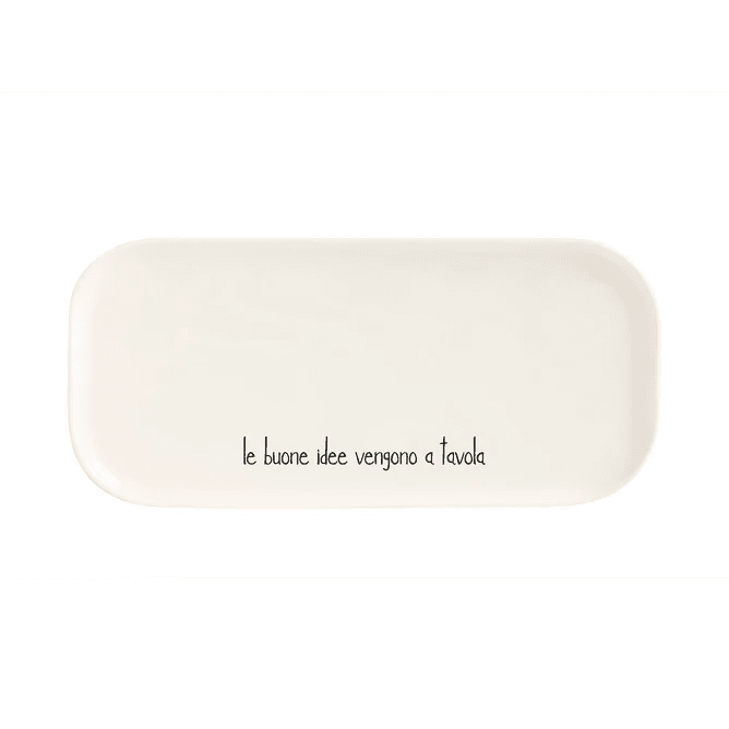 Vassoio rettangolare Le buone idee vengono a tavola - 10010988