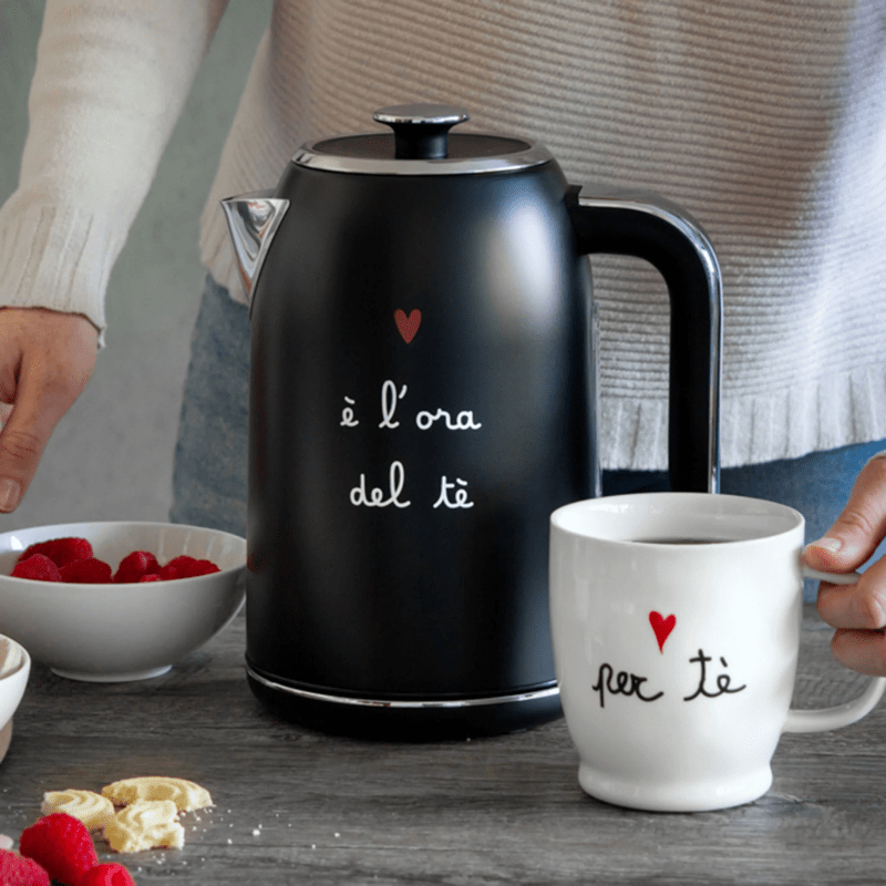 BOLLITORE ELETTRICO NERO E' L'ORA DEL TE' - 10011253