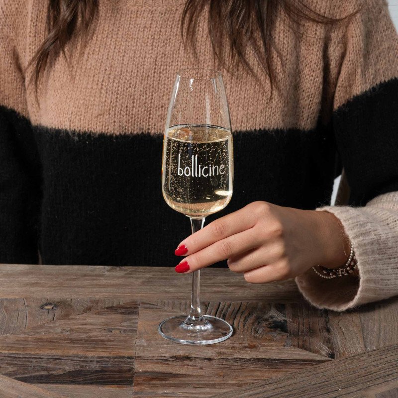 SET 2 FLUTE 29CL BOLLICINE - 10011510 SET 2 FLUTE 29CL BOLLICINE - 10011510