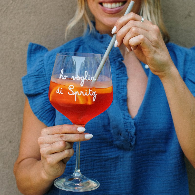 SET 2 CALICI HO VOGLIA DI SPRITZ 82CL - 10011548 SET 2 CALICI HO VOGLIA DI SPRITZ 82CL - 10011548