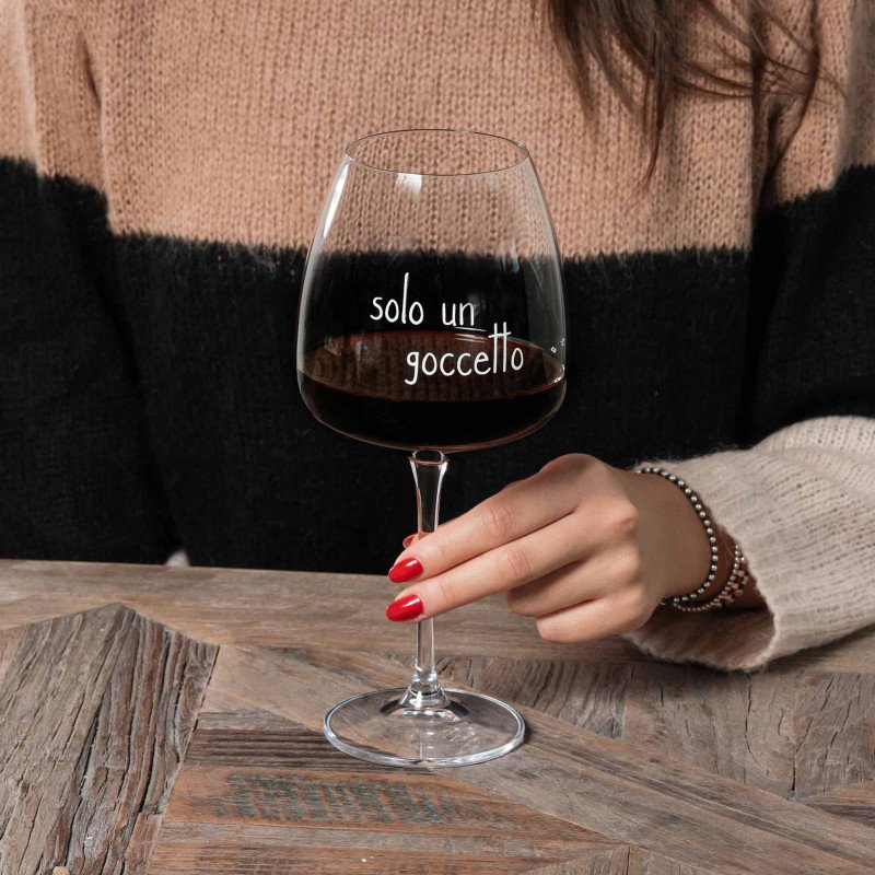 SET 2 CALICI 77CL SOLO UN GOCCETTO - 10011573 SET 2 CALICI 77CL SOLO UN GOCCETTO - 10011573