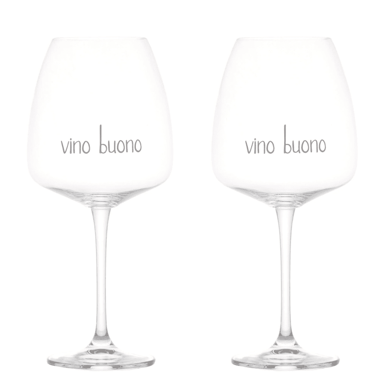 SET 2 CALICI 77CL VINO BUONO - 10011577 SET 2 CALICI 77CL VINO BUONO - 10011577