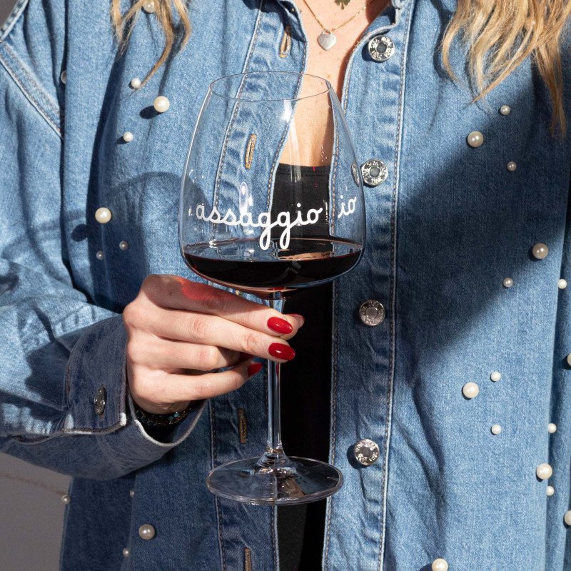 Set 2 calici vino Assaggio io 77cl - 10011579