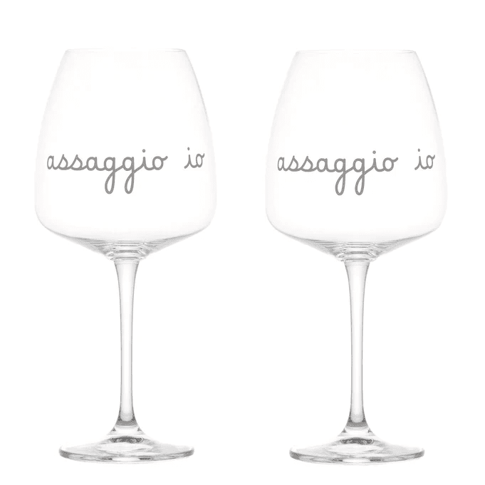 Set 2 calici vino Assaggio io 77cl - 10011579