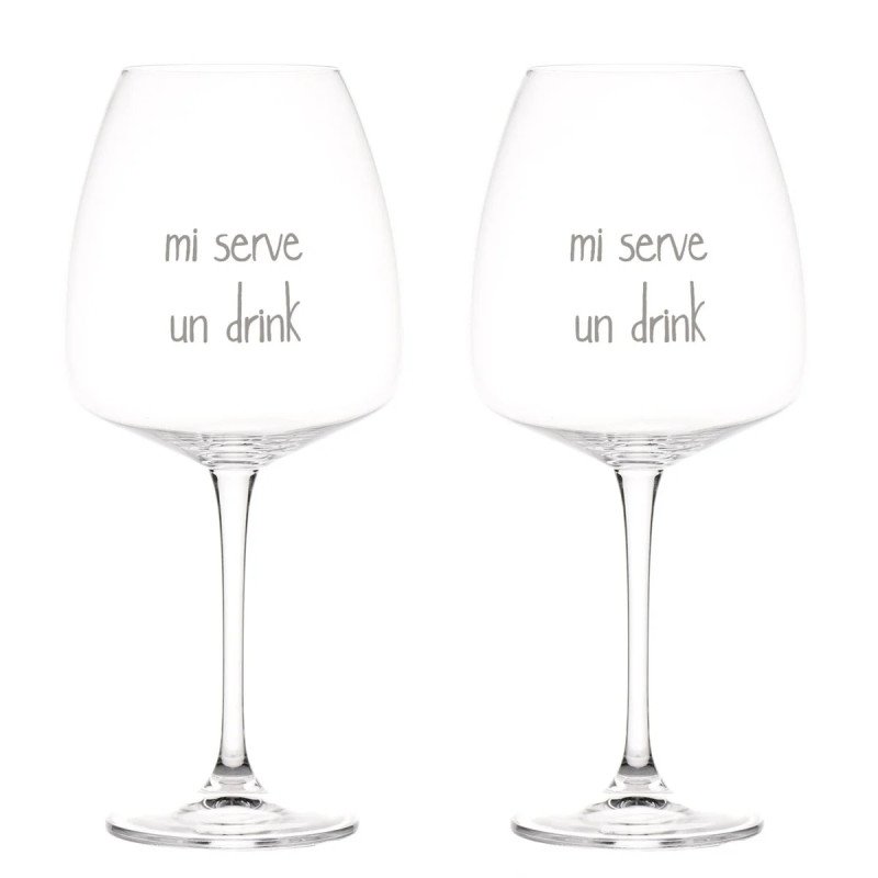 SET 2 CALICI 77CL MI SERVE UN DRINK - 10011580 SET 2 CALICI 77CL MI SERVE UN DRINK - 10011580