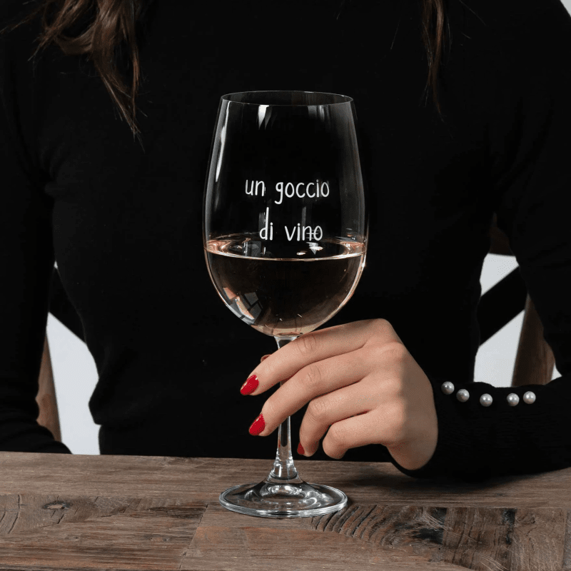 SET 2 CALICI 64CL UN GOCCIO DI VINO - 10011581 SET 2 CALICI 64CL UN GOCCIO DI VINO - 10011581