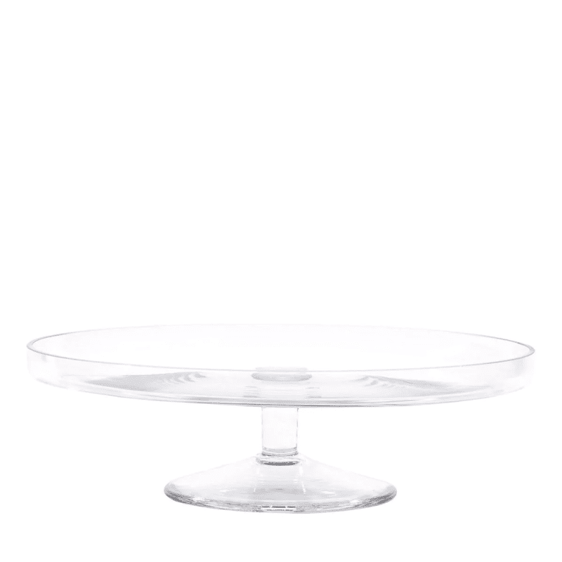 ALZATA BASSA VETRO DIAMETRO  30CM TRASPARENTE - 10012088