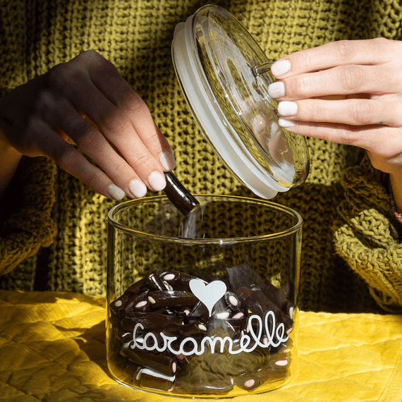 BARATTOLO IN VETRO Ø12CM CARAMELLE - 10012367