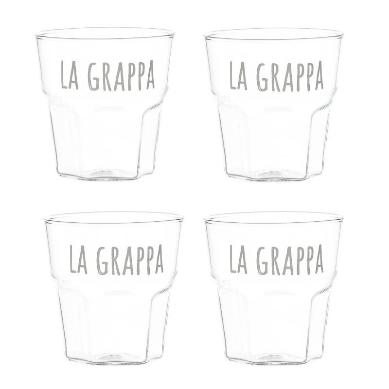 SET 4 BICCHIERI LA GRAPPA - 10012379