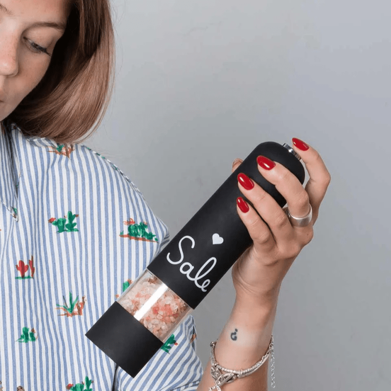 MACINA SALE PEPE SALE  ELETTRICO CUORE NERO - 10012530 MACINA SALE PEPE SALE  ELETTRICO CUORE NERO - 10012530