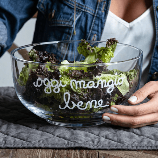 COPPA OGGI MANGIO BENE D22CM H12CM - 10012555