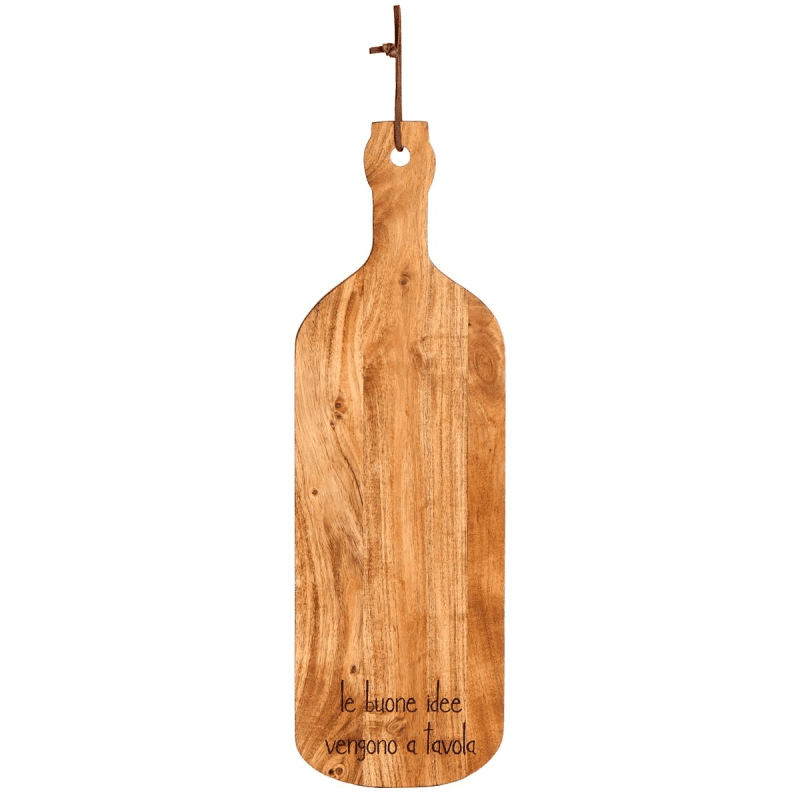 TAGLIERE BOTTIGLIA LE BUONE IDEE VENGONO A TAVOLA 50X16CM - 10012675