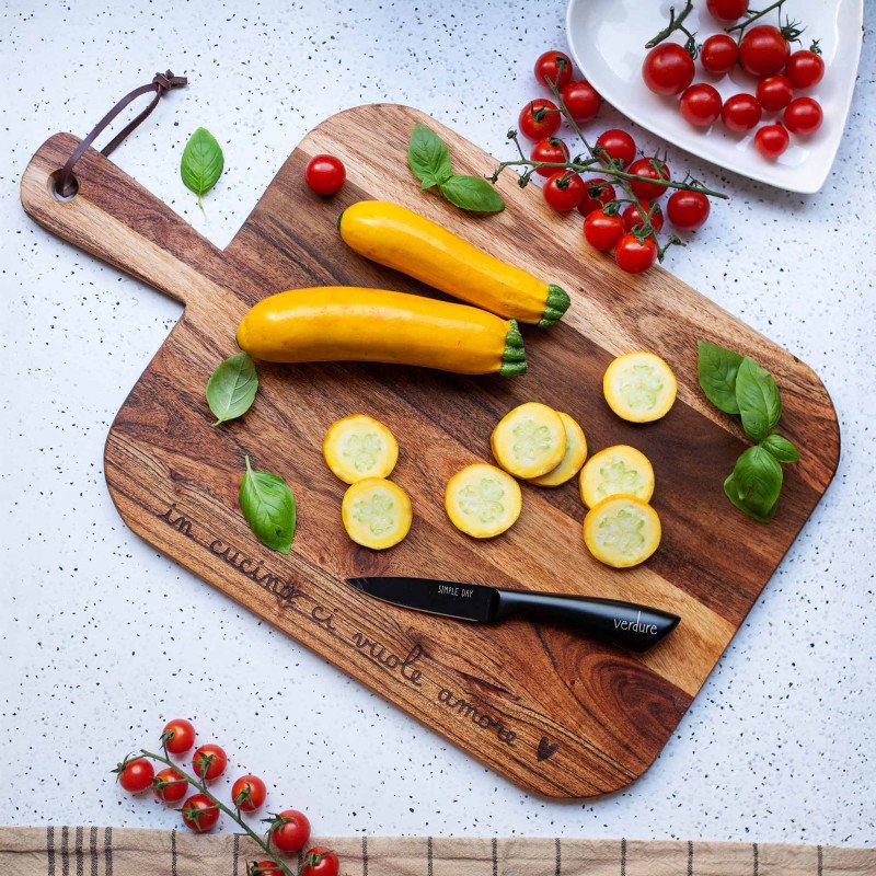 TAGLIERE IN CUCINA CI VUOLE AMORE 30X50CM - 10012688