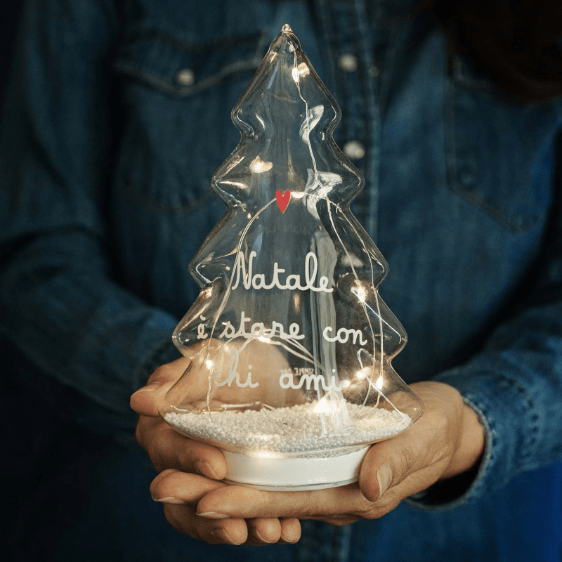 ALBERO LED  NATALE E' STARE CON CHI AMI - 10012814