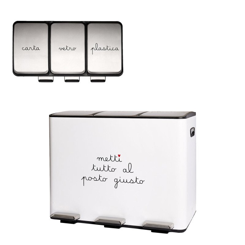 PATTUMIERA  METTI TUTTO AL POSTO GIUSTO BIANCA - 10012850