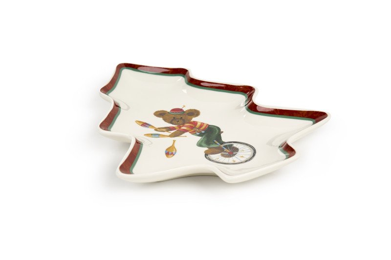 SET 2 PIATTI ALBERO BEAR 21/27 CON SCATOLA - bgq240812 SET 2 PIATTI ALBERO BEAR 21/27 CON SCATOLA - bgq240812