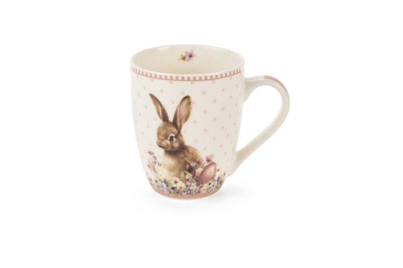 Tazza Mug Rabbit Pepen Rosa in Porcellana - bgq260203a