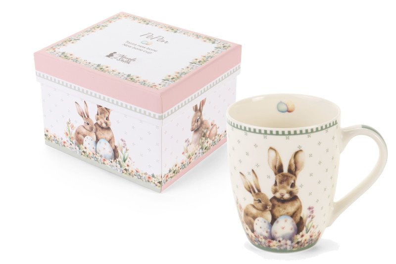 Tazza Mug Rabbit Pepen Verde in Porcellana - bgq260203b