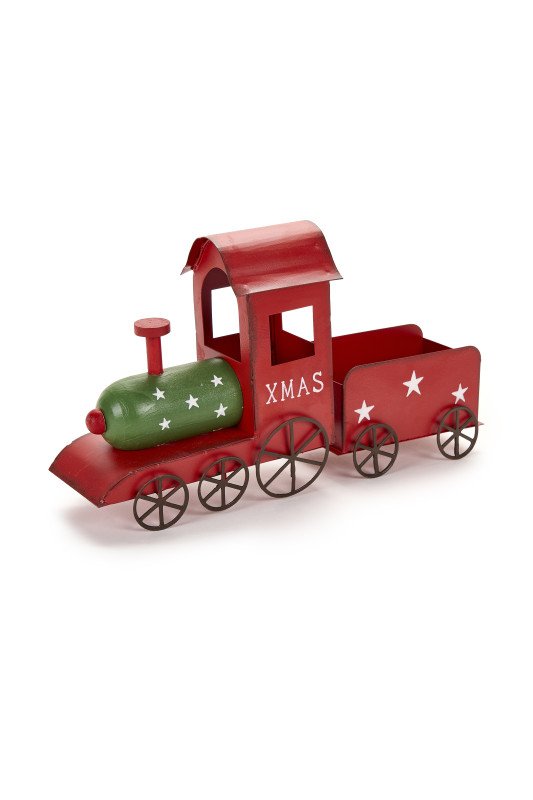 DECO METALLO TRENO H 14.5 CM - cdh240819a