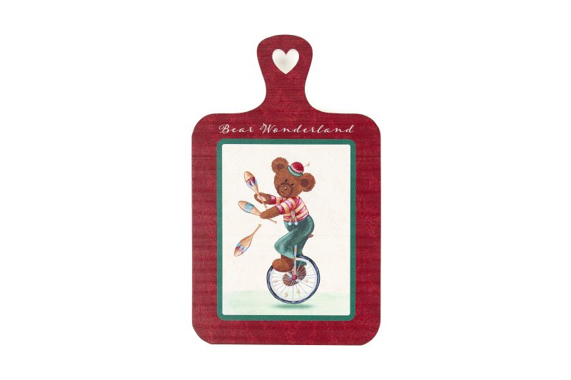 TAGLIERE GIOCOLIERE BEAR 18x1x29.7 CM - ffs240802a