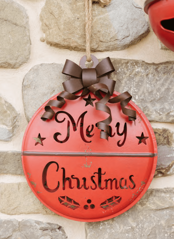 Fuori Porta Rosso Con Fiocco - hs251609a