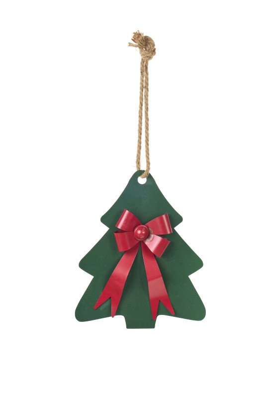 Albero Con Fiocco Rosso - hs251801a