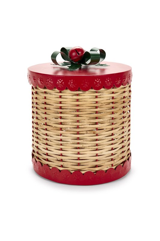 DECO METALLO/RATTAN PACCHETTO H 21 CM - mbf240903b