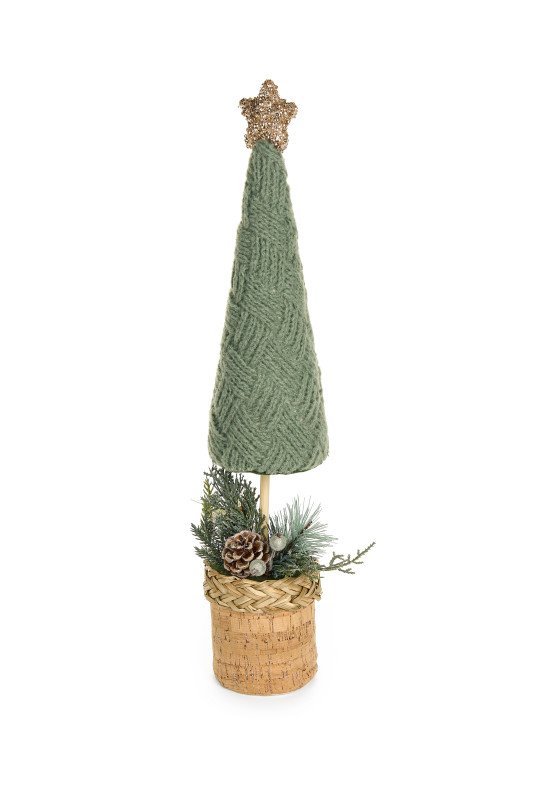 ALBERO TESSUTO MAGLIA VERDE SMALL - sns241107a