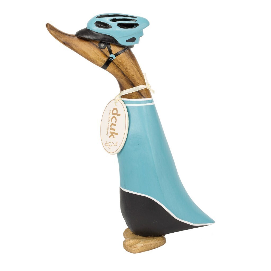 "Duckling" Ciclisti Dipinti a Mano - d3b/azzurro