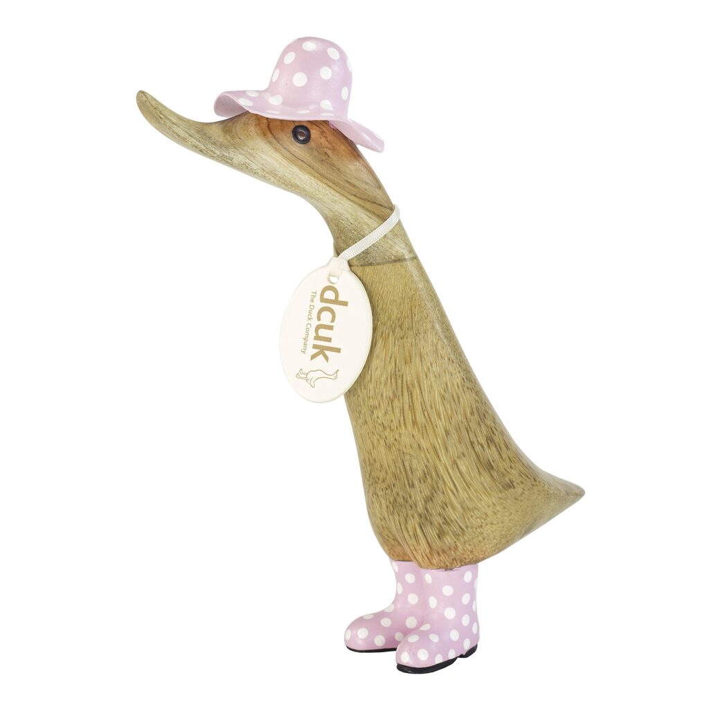 "Duckling" Finitura Naturale con Cappello e Stivali a Pois - d3sh/viola