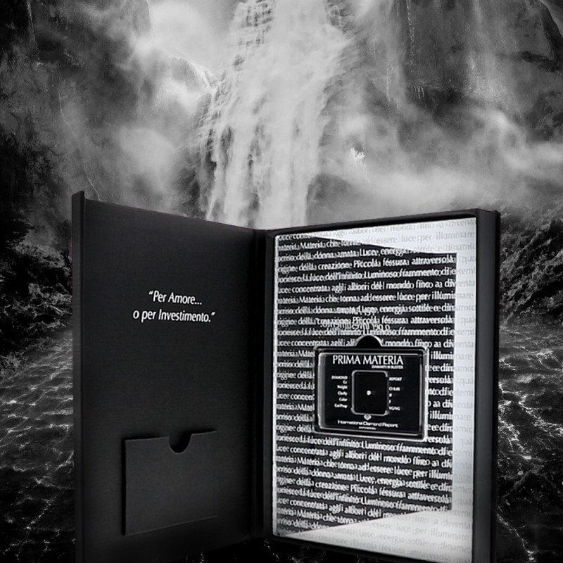 Diamante taglio brillante in blister prima materia ct 0,12 - pmd12fif Diamante taglio brillante in blister prima materia ct 0,12 - pmd12fif