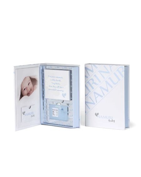 Blister Namuri Baby con Pendente Angelo Celeste e Diamante 0,03 ct - npxj-ac03